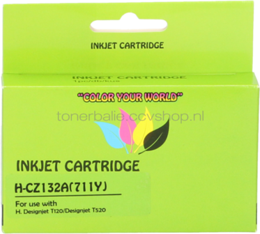 Huismerk HP 711 geel