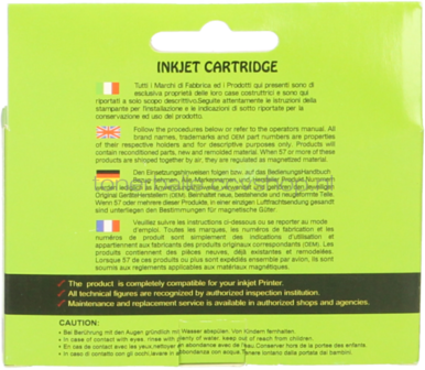 Huismerk HP 711 geel