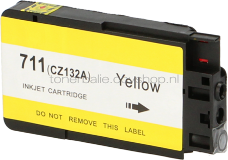 Huismerk HP 711 geel