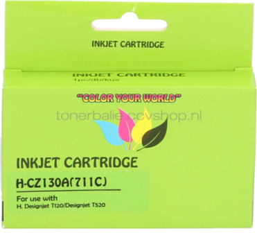 Huismerk HP 711 cyaan