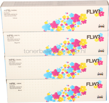 FLWR HP 970 / 971XL Multipack zwart en kleur