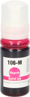 Huismerk Epson 106 Ecotank magenta