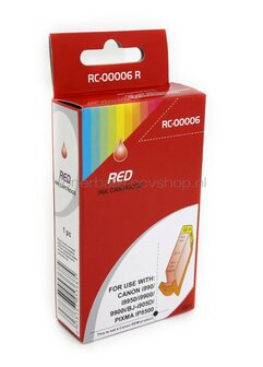 Huismerk Canon BCI-6R rood