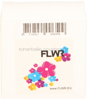 FLWR Dymo 99018 klein 38 mm x 190 mm  wit