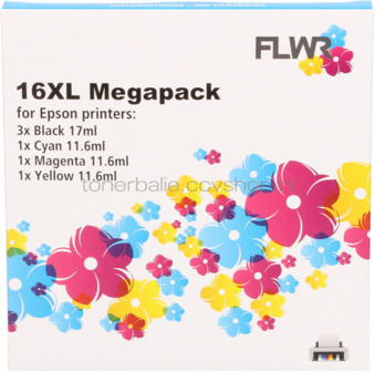 FLWR Epson T1631/2/3/4 Megapack