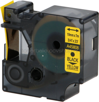 FLWR Dymo 45808  op  breedte 19 mm