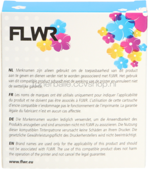 FLWR Brother MK-231BZ zwart op wit breedte 12 mm