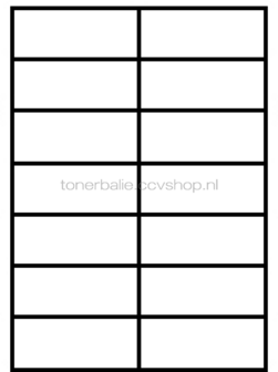 Huismerk FLWR 14 stickers per A4