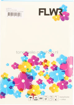 Huismerk FLWR 14 stickers per A4