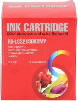 Huismerk Brother LC-3213 4-Pack zwart en kleur