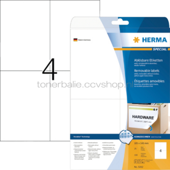 Herma 5082 papieretiket 105 x 148mm (100 stuks)