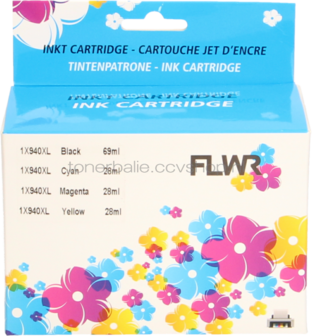 FLWR HP 940XL Multi-Pack zwart en kleur