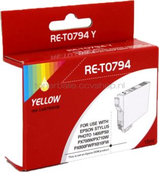 Huismerk Epson T0794 geel