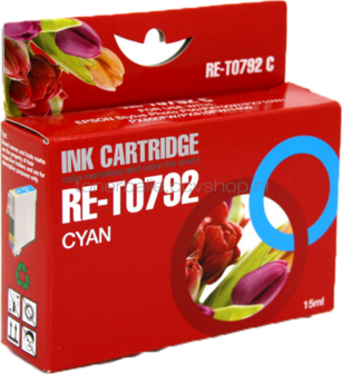 Huismerk Epson T0792 cyaan