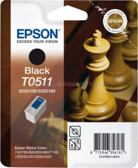 Epson T0511 zwart