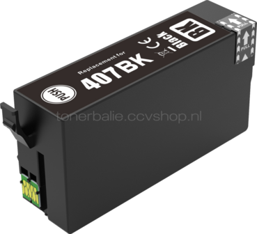 Huismerk Epson 407XL zwart