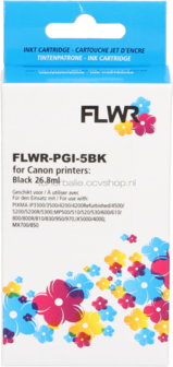 FLWR Canon PGI-5BK zwart