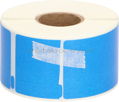 FLWR Dymo 99012 adreslabel 36 mm x 89 mm  blauw