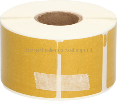 FLWR Dymo 99012 adreslabel 36 mm x 89 mm  goud