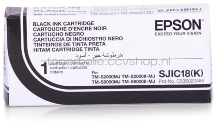 Epson SJIC18K zwart