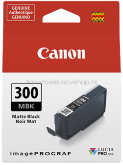 Canon PFI-300MBK mat zwart