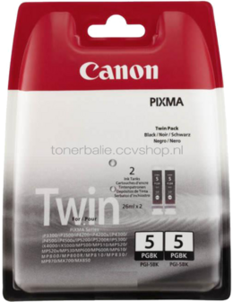Canon PGI-5BK twinpack zwart