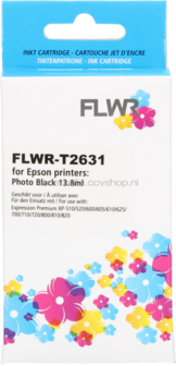 FLWR Epson 26XL foto zwart
