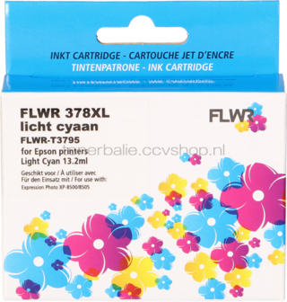 FLWR Epson 378XL licht cyaan