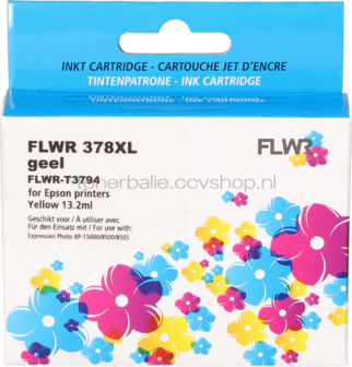 FLWR Epson 378XL geel
