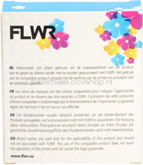 FLWR Dymo 43618 zwart op geel breedte 6 mm