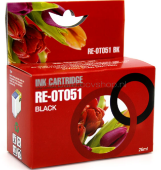 Huismerk Epson T0511 zwart