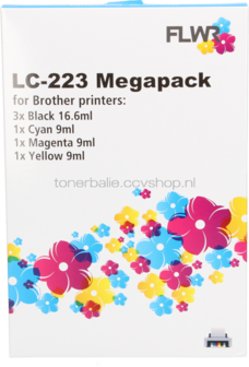 FLWR Brother LC-223 Megapack