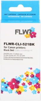 FLWR Canon CLI-521BK zwart