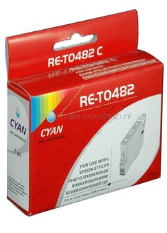 Huismerk Epson T0482 cyaan