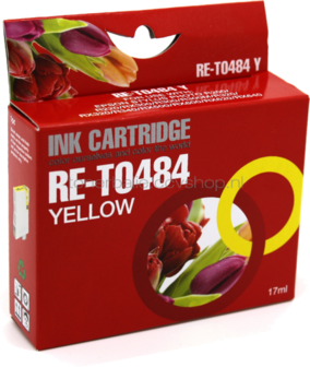 Huismerk Epson T0484 geel
