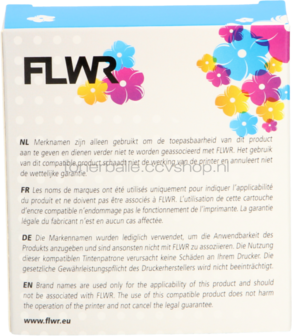 FLWR Brother MK-221 zwart op wit breedte 9 mm