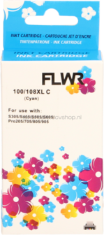 FLWR Lexmark 100XL cyaan