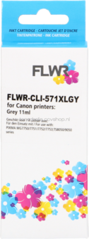 FLWR Canon CLI-571XL grijs