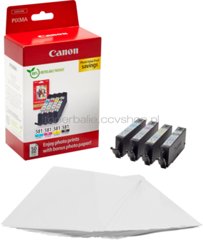 Canon CLI-581 Photo Value Pack zwart en kleur