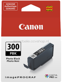 Canon PFI-300PBK foto zwart