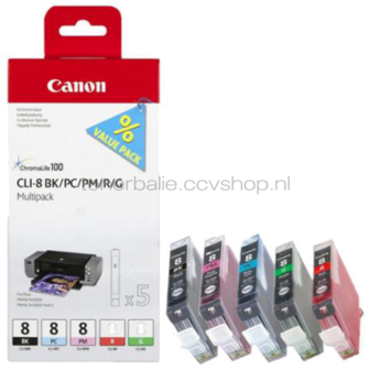 Canon CLI-8 Photo Multipack zwart