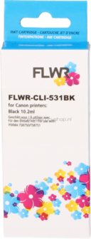 FLWR Canon CLI-531BK zwart
