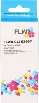 FLWR Canon CLI-531GY grijs