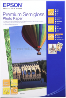 Epson C13S041765 Fotopapier Halfglanzend | 10x15 | 251 gr/m&sup2; 50 vellen
