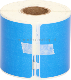 FLWR Dymo 99014 Adreslabel groot 101 mm x 54 mm  blauw