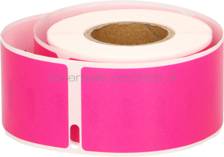 Huismerk Dymo 99010 standard address 89 mm x 28 mm  roze