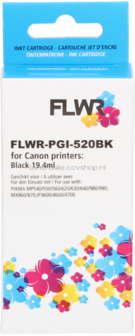 FLWR Canon PGI-520BK zwart