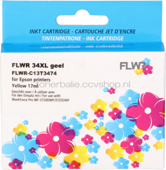 FLWR Epson 34XL geel