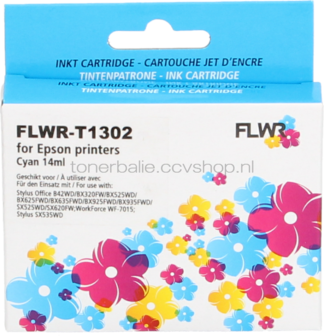 FLWR Epson T1302 cyaan