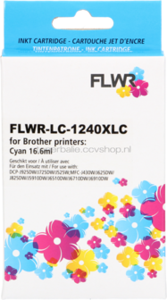 FLWR Brother LC-1240XL cyaan